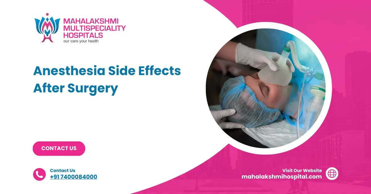 Anesthesia Side Effects After Surgery