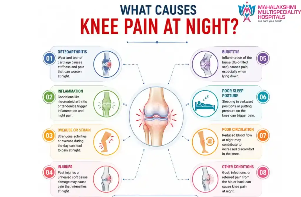 knee pain at night